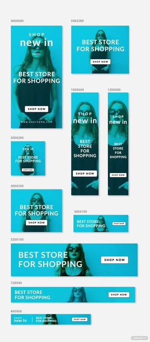 Shopping Ad Banner Template