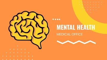 Free Mental Health Medical Office Presentation Template to Edit Online