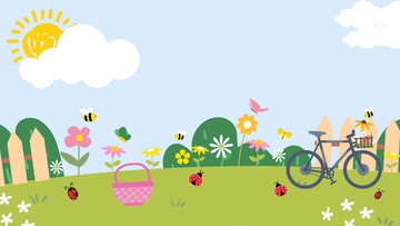Free Spring Background Template to Edit Online