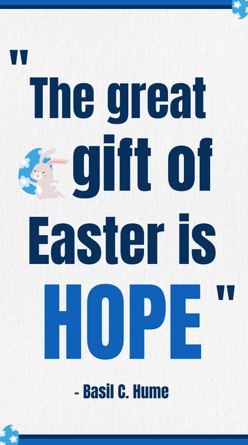 Free Easter Quote Template to Edit Online