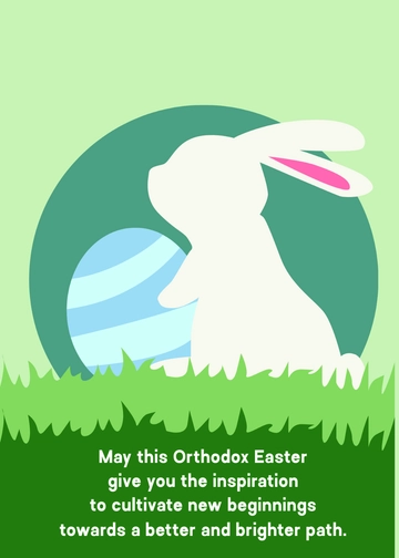 Free Orthodox Easter Wishes Template to Edit Online