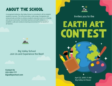 Free Earth Brochure Template to Edit Online