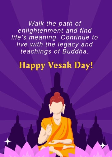 Free Vesak Greeting Template to Edit Online Free Vesak Greeting Template to Edit Online