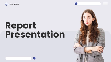Free Report Presentation Template to Edit Online