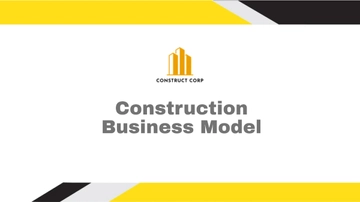 Free Construction Business Model Template to Edit Online