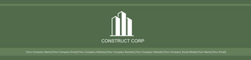 Free Civil Engineering Construction Letterhead Template to Edit Online