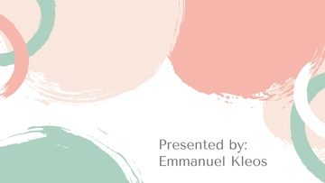 Free Brush Background Presentation Template to Edit Online