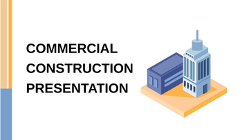 Free Commercial Construction Presentation Template to Edit Online