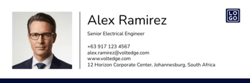 Free Electrical Construction Email Signature Template to Edit Online