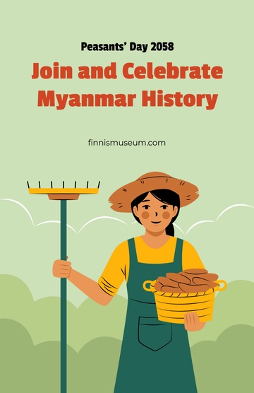 Free Peasant's Day Poster Template to Edit Online