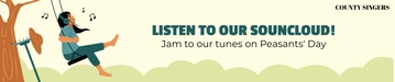 Free Peasant's Day Soundcloud Banner Template to Edit Online