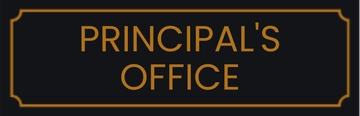 Free School Principal's Office Sign Template to Edit Online