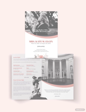 Funeral Director Bi-Fold Brochure Template