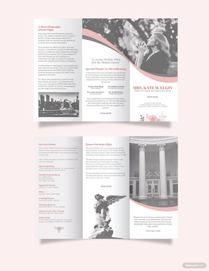 Funeral Director Tri-Fold Brochure Template