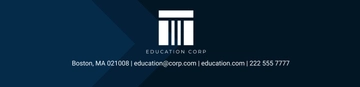 Free Higher Education Letterhead Template to Edit Online