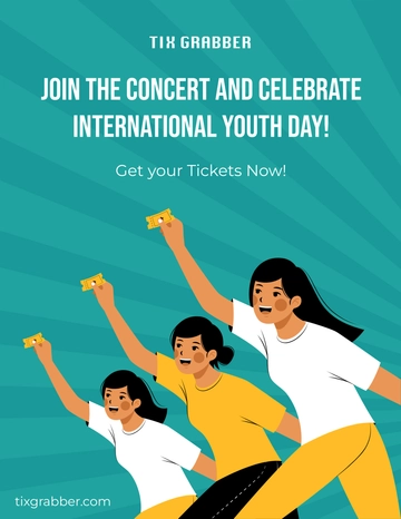 Free International Youth Day Flyer Template to Edit Online
