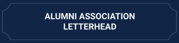 Free Alumni Association Letterhead Template to Edit Online