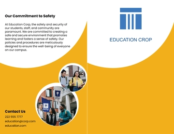 Free Safety and Security Brochure Template to Edit Online