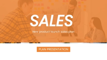 Free Sales Plan Presentation Template to Edit Online