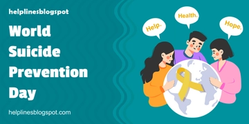 Free World Suicide Prevention Day  Blog Banner Template to Edit Online
