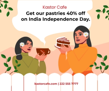 Free India Independence Day Ad Banner Template to Edit Online