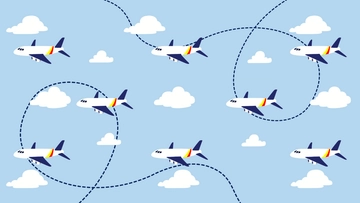 Free National Aviation Day Background Template to Edit Online