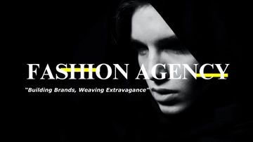 Free Fashion Agency Presentation Template to Edit Online