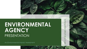 Free Environmental Agency Presentation Template to Edit Online