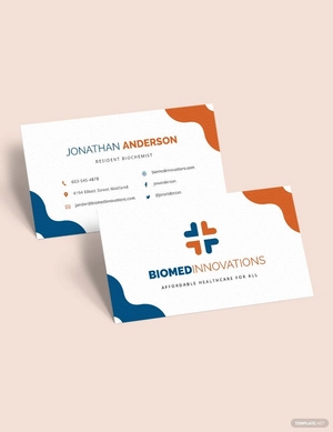 Healthcare Business Card Template