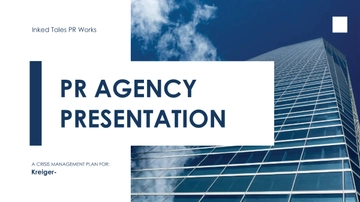 Free PR Agency Presentation Template to Edit Online