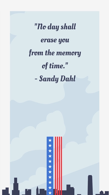 Free Patriot Day Quote  Template to Edit Online