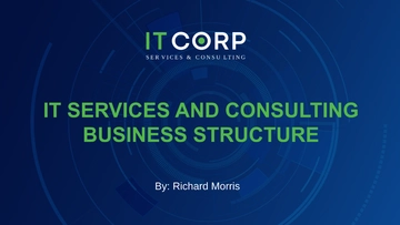 Free IT Services and Consulting Business  Structure Presentation Template to Edit Online