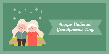 Free National Grandparents Day X Post Template to Edit Online