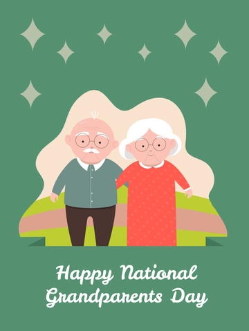 Free National Grandparents Day Threads Post Template to Edit Online