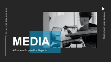 Free Media Agency Presentation Template to Edit Online