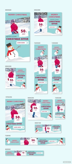 Christmas Sale Ad Banner Template