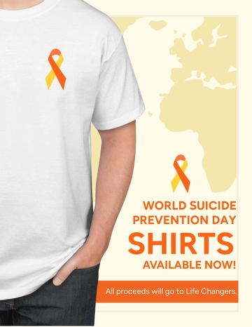 Free World Suicide Prevention Day Sales Flyer Template to Edit Online