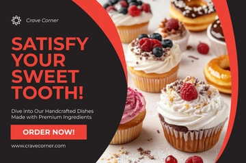 Free Food Banner Layout Template to Edit Online