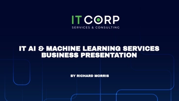 Free IT AI & Machine Learning Services Business Presentation Template to Edit Online