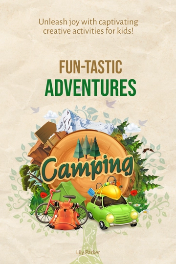 Free Kids activities Book Cover Template to Edit Online