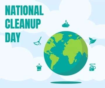 Free National CleanUp Day Ad Banner Template to Edit Online