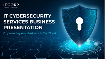 Free IT Cybersecurity Services Business Presentation Template to Edit Online