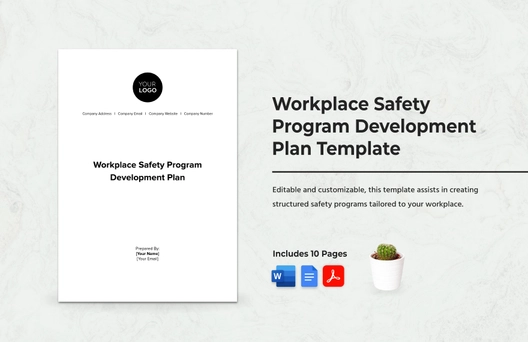 Workplace Safety Program Development Plan Template
