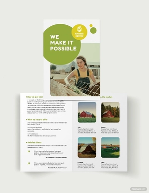 Farm Ranch Sale Bi-Fold Brochure Template