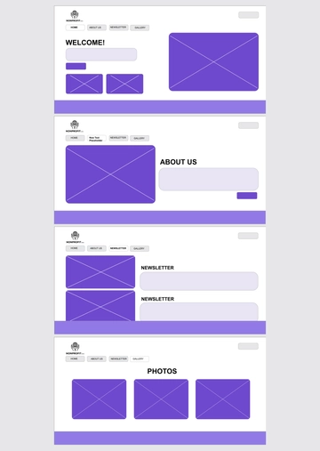 Free Nonprofit Organization Website Wireframes Template to Edit Online