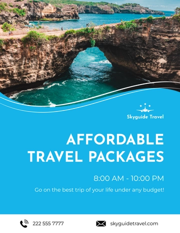 Free Free Travel Flyer Template to Edit Online