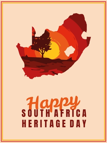 Free South Africa Heritage Day Threads Post Template to Edit Online