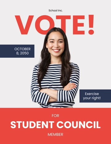 Free Election Flyer Template to Edit Online