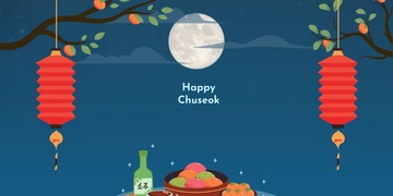 Free Chuseok X Post Template to Edit Online