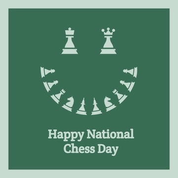 Free National Chess Day Vector  Template to Edit Online